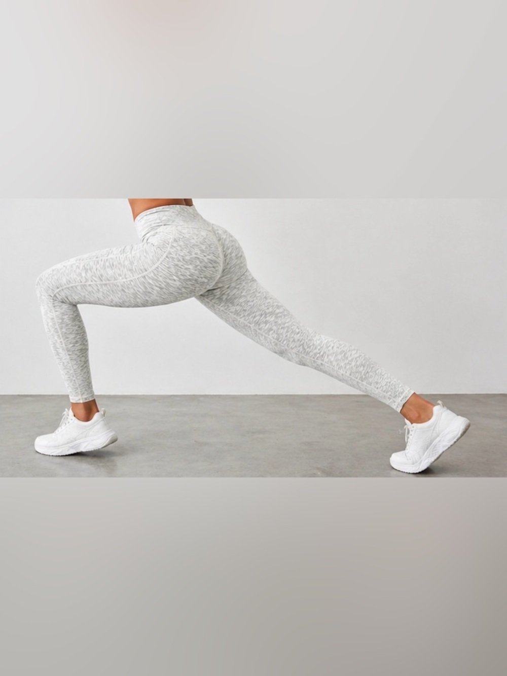 Lululemon Style High Waisted Sculpting Leggings Side Pocket Pilates Athleisure - Picture 4 of 4